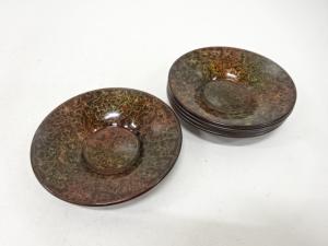 津軽塗　茶托　5客揃